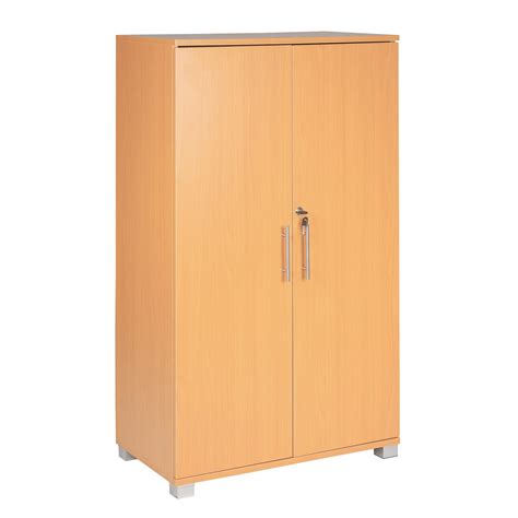 Sd Iv03 Beech 2 Door Storage Cabinet Locking Doors 1200mm