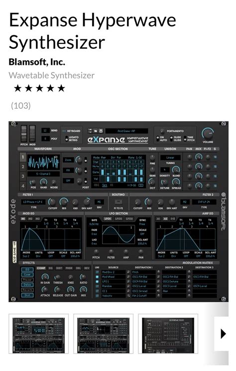 Blamsofts Expanse Hyperwave Synthesizer For Propellerheadsw Reason