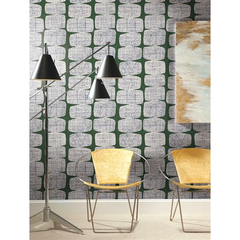 Roommates Mid Century Beads Contemporary Peel And Stick Wallpaper