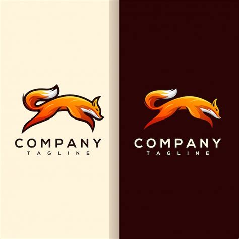 Vector logo de zorro | Vector Premium