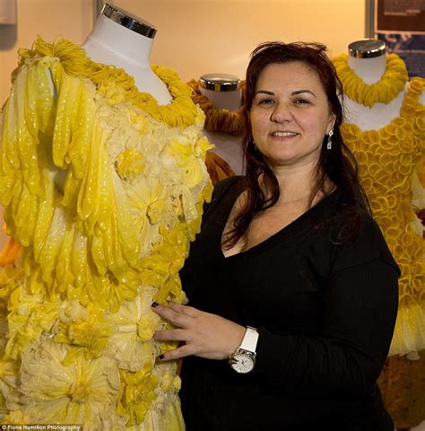 adriana bertini showcases her gowns made from condoms daily mail online