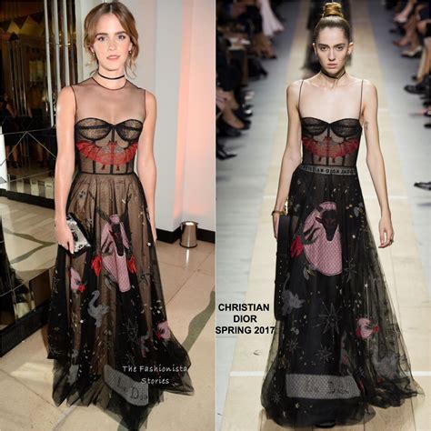 Emma Watson In Christian Dior At The 2016 Harpers Bazaar Women Of The