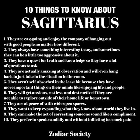 10 things to know about sagittarius zodiacsociety sagittarius quotes zodiac signs