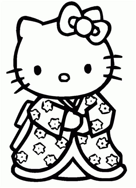 Hello Kitty Coloring Pages To Print Hello Kitty Kids Coloring Pages