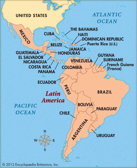Unit 2 Latin America World Cultures Rettig South America Map