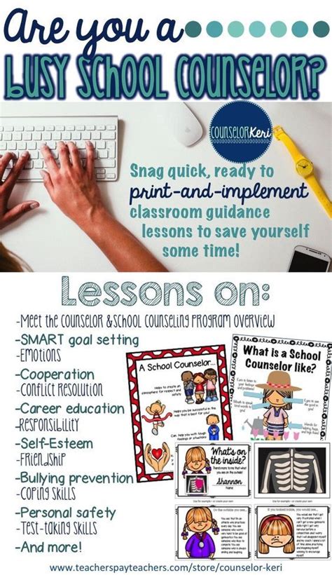 Classroom Guidance Lessons Ready To Print And Implement For The Busy