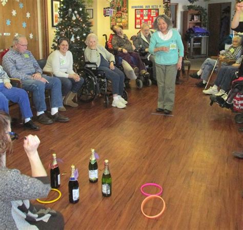 The following activities will hopefully give you some help us add to this list of games for people living with dementia! Adult Day Clubs "Ring" in the New Year Love this idea of ...