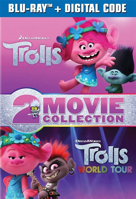 Jp Trolls Trolls World Tour 2 Movie Collection Blu Ray Dvd