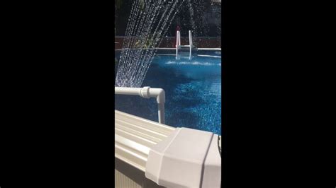 1.8 three diy pool waterfall in a hotel; How to install a waterfall into your above ground pool ...