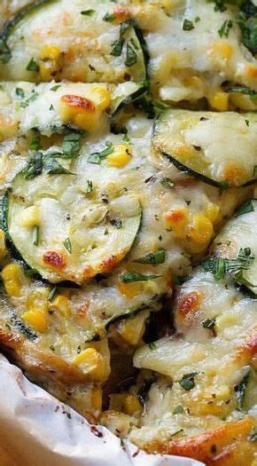 Sweet Corn And Zucchini Pie Recipe Veggie Dishes Healthy Recipes