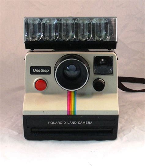 Vintage Polaroid Rainbow One Step Instant Film Camera For Use With