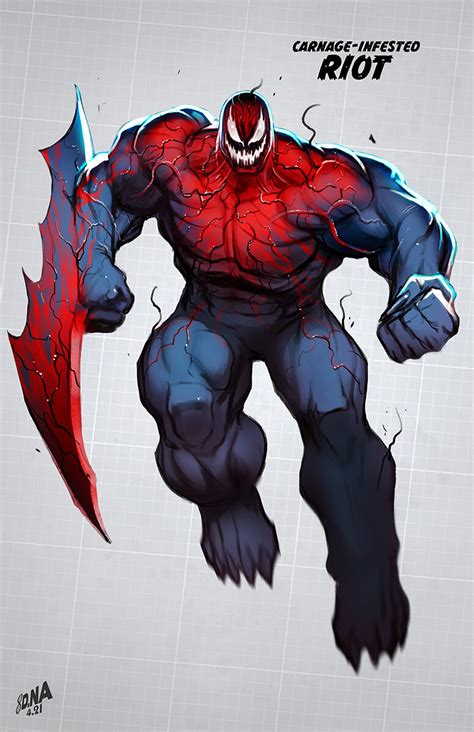 David Nakayama Extreme Carnage Symbiote Concepts A