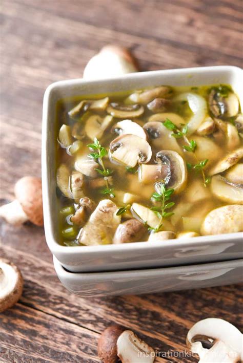 Pepper, hot water, salt, dates, shitake mushrooms. Healthy Mushroom Soup | Inspiration Kitchen