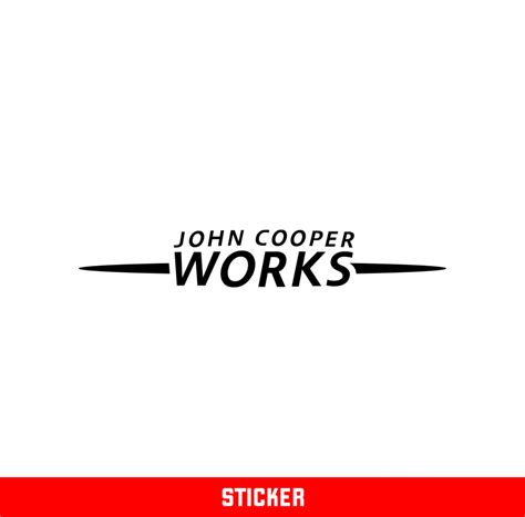 John Cooper Works Sticker Dopegraphics