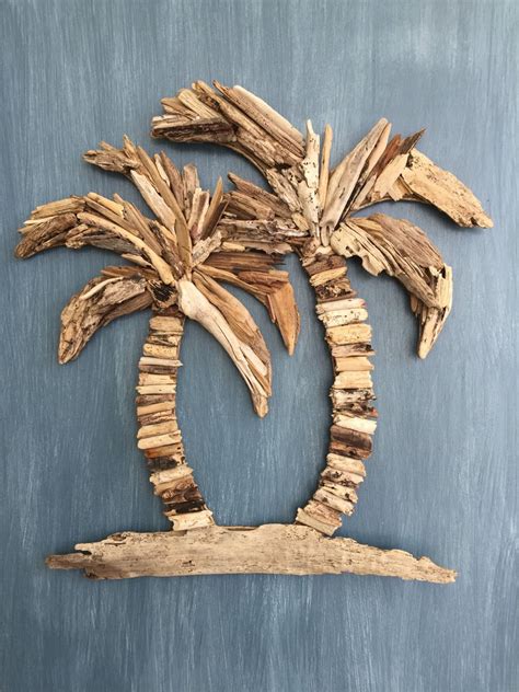 Driftwood Palm Trees Coastal And Tropical Wall Decor Made To Order 65
