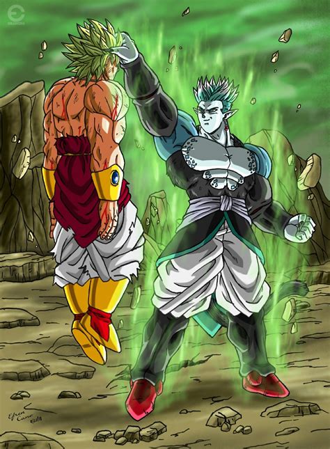 Dragon ball gt dragon ball image broly movie super anime animes wallpapers deviantart artwork drawings anime artwork ball drawing. Drawing Kloro vs Broly Request/commissioned by Daniel ...