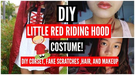 Why not introduce your class to the famous fairytale using this little red riding hood story powerpoint. LITTLE RED RIDING HOOD COSTUME|Fake Scratches,DIY Corset,Hair,and Makeup! - YouTube