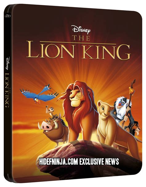 The Lion King 3d2d Blu Ray Steelbook Zavvi Exclusive Disney