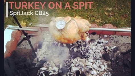 Cooking A Turkey On A Spit Youtube