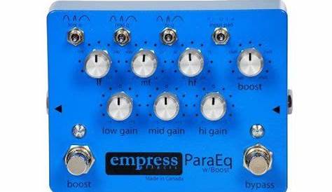 Empress ParaEq with Boost by Empress Effects. $249.00 | Musical