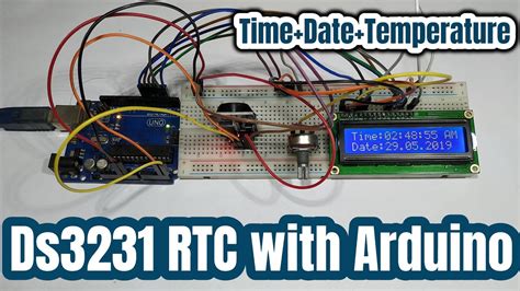 How To Interface Ds Real Time Clock With Arduino Rtc Module With