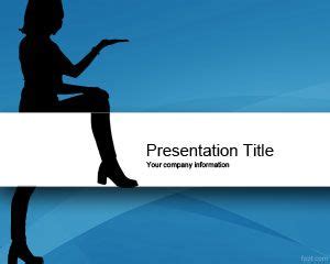 Free Sexy Presenter Powerpoint Template