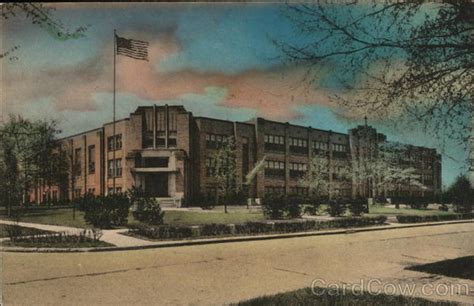 Immaculata High School Greenlawn And Marygrove Drive Detroit Mi Postcard