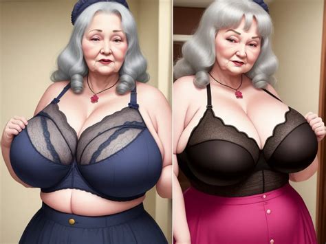 Image To Text Conversion Bbw Granny Showing Her Very Big Huge Saggy Bra