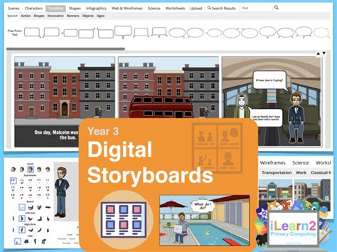 year 3 digital storyboards ilearn2 primary computing made easy