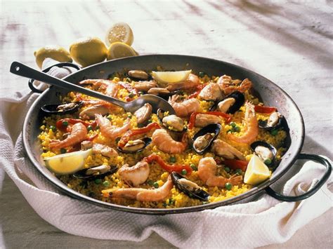 Chicken And Seafood Paella Recipe Eatsmarter