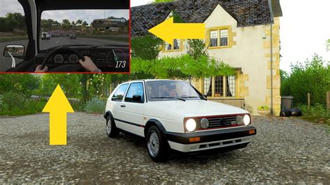 First Person Gameplay Driving The 1992 Vw Golf Gti 16v Mk2 Forza