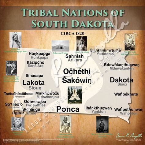 Tribal Nations Of South Dakota Map In 2020 Native American Map South