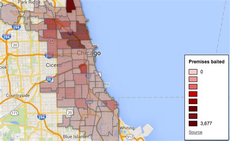 Most Dangerous Neighborhoods In Chicago Map Map Of World