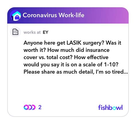 These upgrades may include advanced technology laser platform (for additional cost), or possibly the surgery is performed by a more experience. Anyone here get LASIK surgery? Was it worth it? How much did insurance cover vs. total cost? How ...