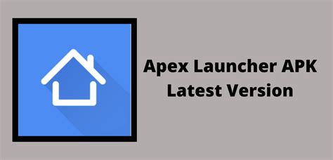 Apex Launcher Apk V4920 Download For Android Apks For Free