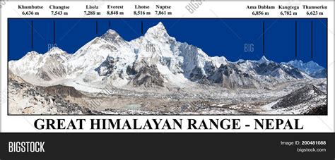 Great Himalayan Range Image And Photo Free Trial Bigstock