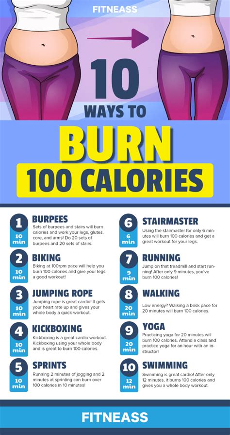 10 ways to burn 100 calories and lose 10 pounds in a month fitneass