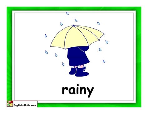 Rainy Flashcard C6b