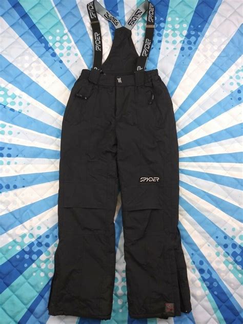 Men Spyder Xt 5000mm Ski Snowboard Pants Bibs Black Medium Spyder