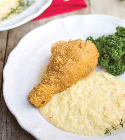 Fried Chicken With Cheesy Grits Recipe Healthy Recipe