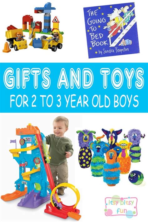 Here is a list of best gifts for two year old boy that will channel his energy and support his development Best Gifts for 2 Year Old Boys in 2017 - itsybitsyfun.com