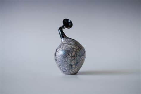 Ceramic Raku Vessel Naked Raku Firing By Natalya Sevastyanova Ceramic Vessel Artful Home