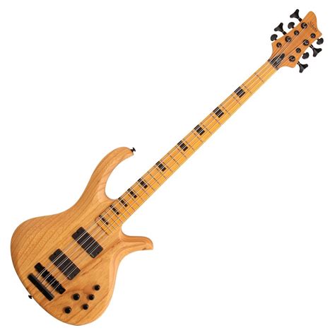 Disc Schecter Riot Session 8 String Bass Guitar Aged Natural Satin At