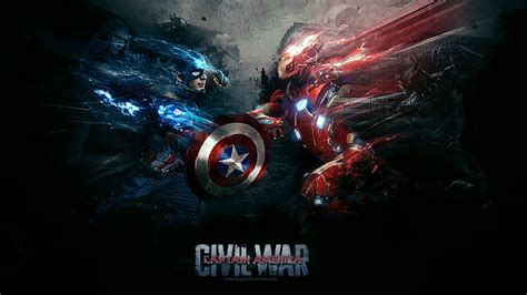 Hd Wallpaper Captain America Captain America Civil War Iron Man