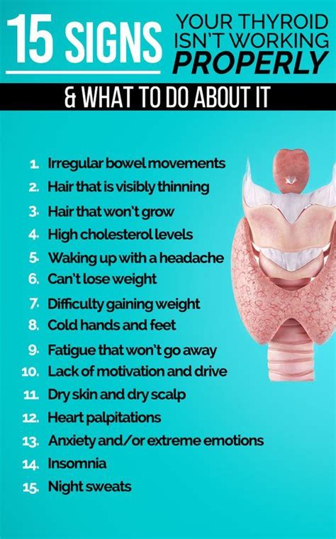 15 Signs Your Thyroid Isnt Working Properly And What To Do About It