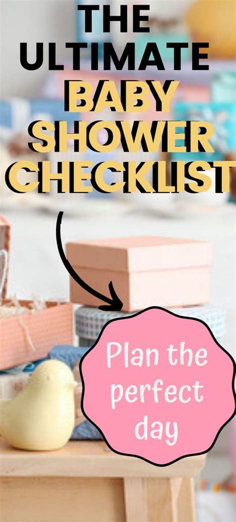 How To Plan The Perfect Baby Shower Baby Shower Checklist Baby