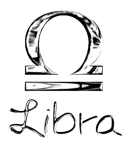 Download the pdf file for the coloring page. Horoschope Coloring Pages : Libra Zodiac Symbols