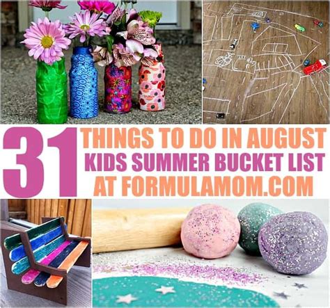 Summer Bucket List For Kids 31 Things To Do In August
