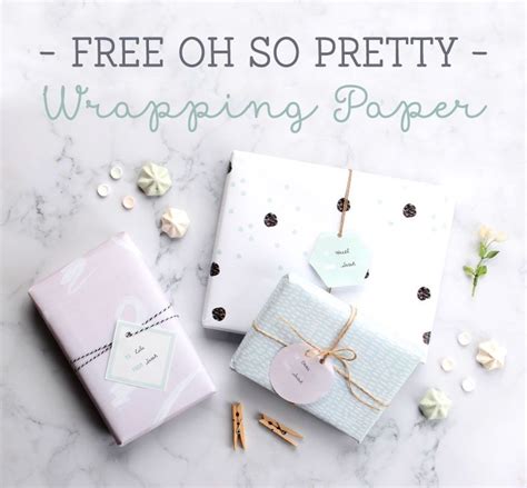 Free Oh So Pretty Printable Wrapping Paper ~ Tinyme Teacher Christmas