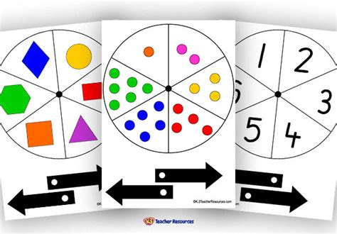 8 Game Spinner Templates
